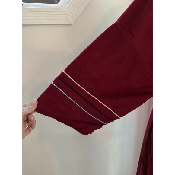 Vintage Robe~King Of The Robe~ Red Pockets Tie 70s 80s NEW Old Stock One Size - Picture 4 of 9